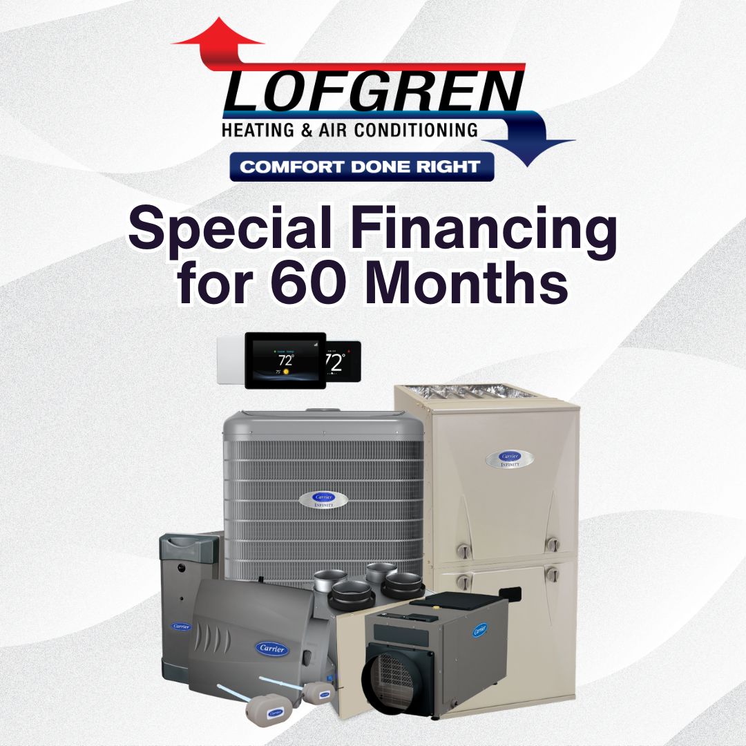 Special financing for 60 months