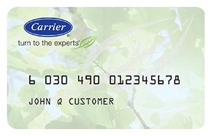 Carrier Financing Credit Card